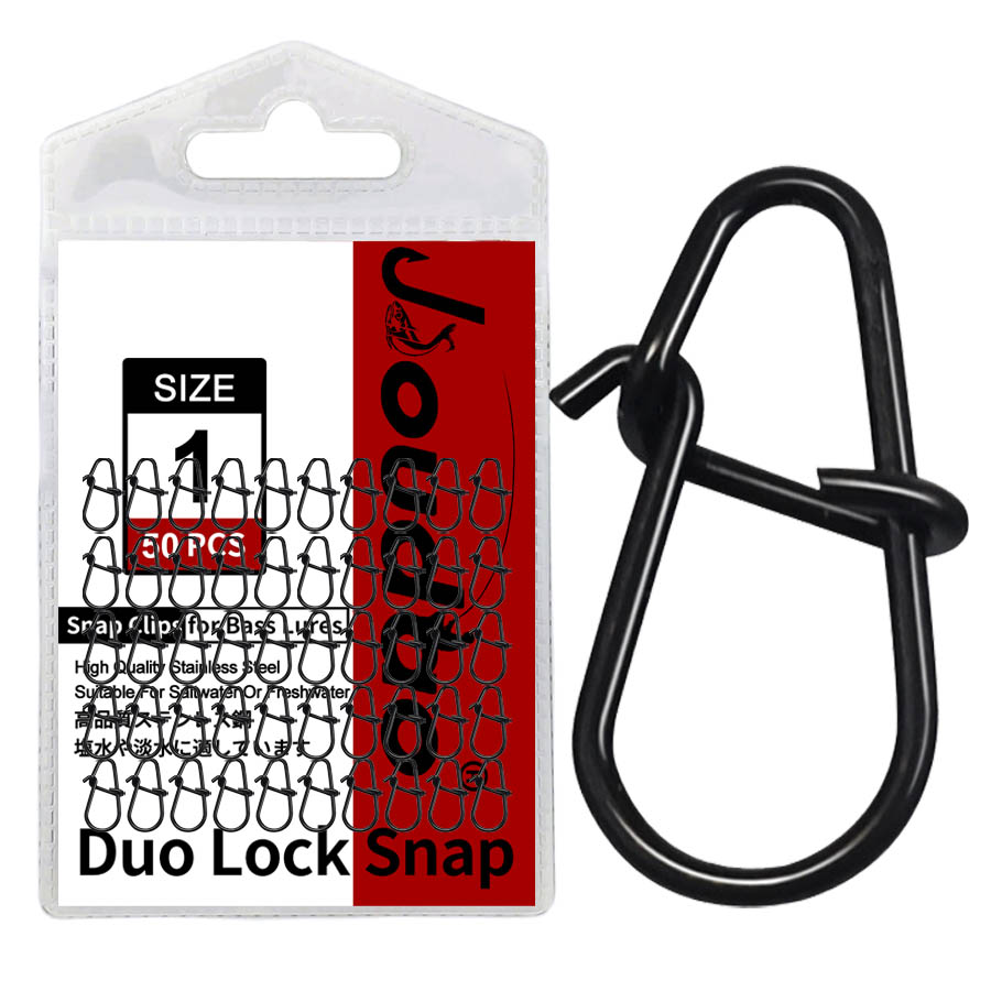Fishing Hook Remover - 50 ชิ้น Crankbait Snaps สแตนเลส Duo